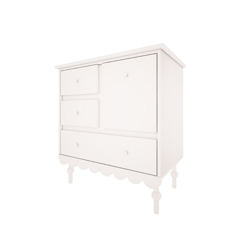 commode babushka white, vintage meubeldesign, babykamer meubel