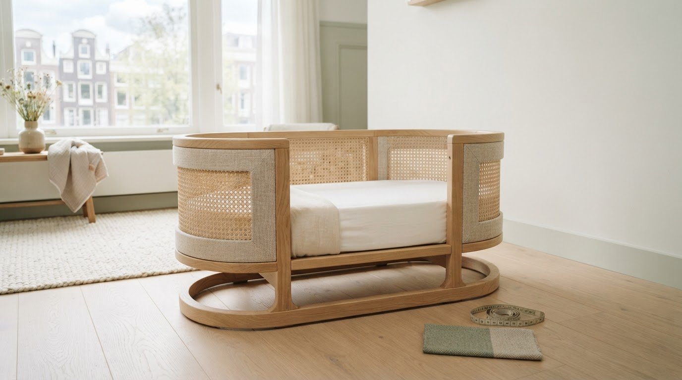 Een luxe wiegje voor je baby kiezen op matras, kleur en stijl