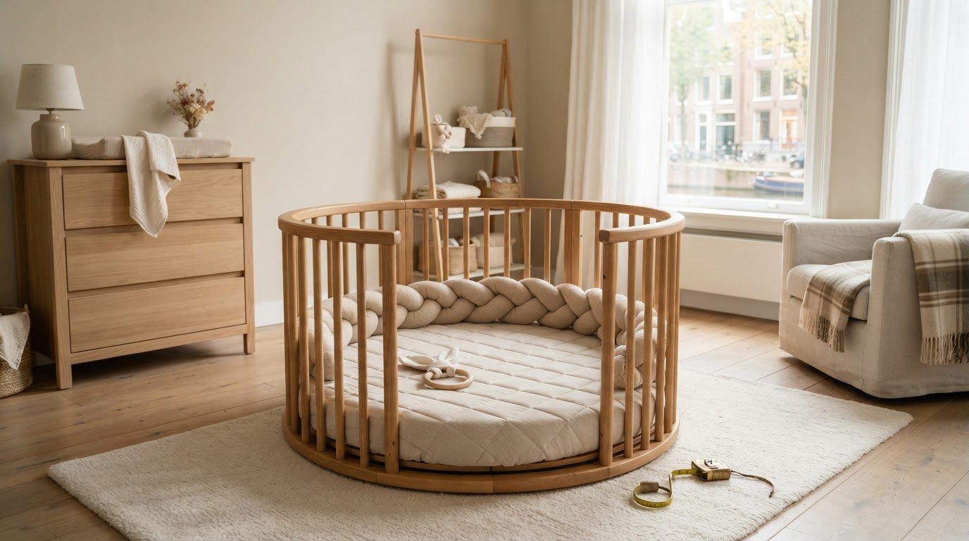 Ronde box baby: zo kies je een veilige en stijlvolle speelplek